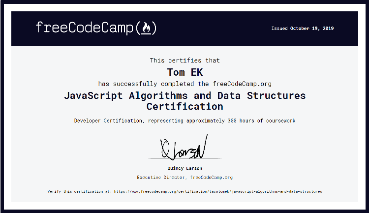 free code camp javascript algorithms and data structure